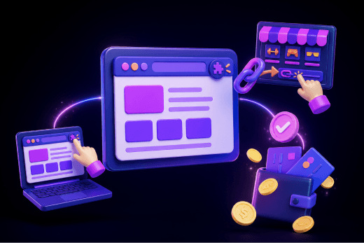 Coinfiliate brand illustration